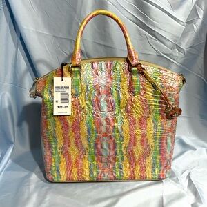 Large Duxbury Satche Saltwater Taffy Melboume Brahmin Purse